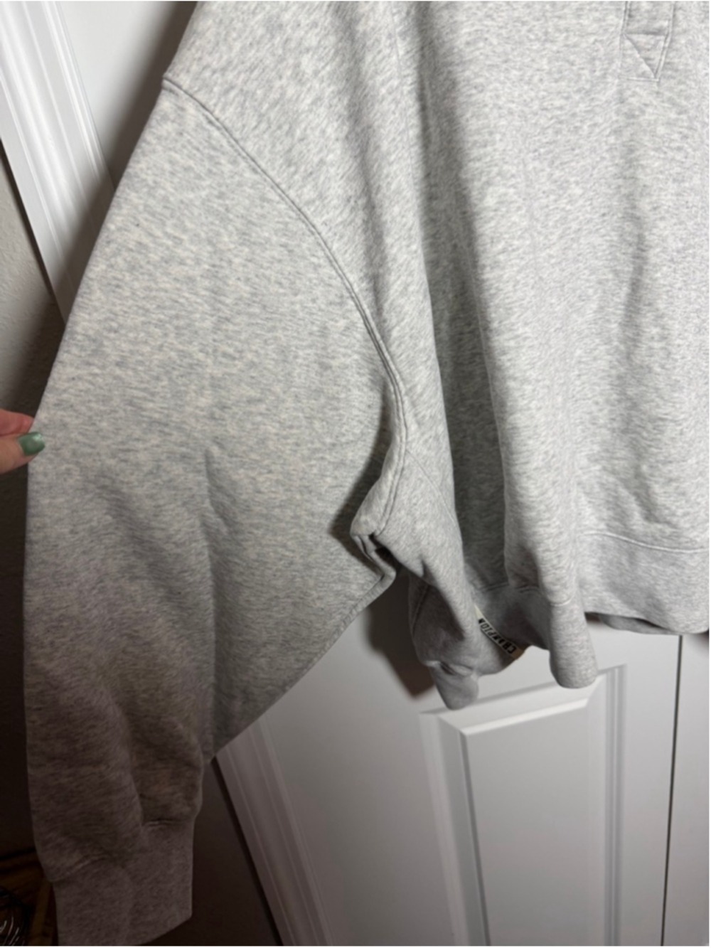 Champion Gray 3X Physical Education Snap Crop Pullover NWT - Picture 6 of 11